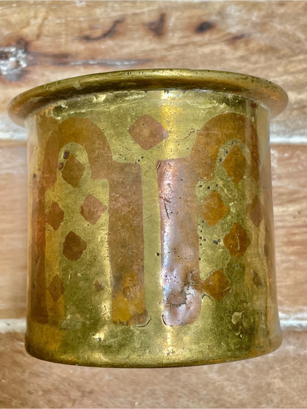 Vintage Hindu Panchu Patra Cup for Holy Water